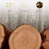 Colgante Amuleto de Madera de Durazno Llavero de Coche para Mujer Madera de Durazno Real Hebilla de Seguridad para Coche Joyería de Cinabrio para Hombres