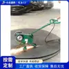Máquina para Rectificar y Pulir Chapa Metálica, Rectificadora de Placa de Acero Tipo Empuje Manual, Lijadora Eléctrica Portátil para Placa de Acero