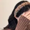 Presilha de Cabelo Tiara de Pelúcia 2025 Novo Estilo Iluminadora Coroa Alta Pressão Tiara de Cabelo Lavar o Rosto Tiara Dentada Estilo Preguiçoso Acessório de Cabelo