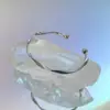 Arcoíris de verano ~ pulsera de nicho de color pequeño y fresco dopamina pulsera elástica de alta gama para mujer de verano al por mayor