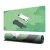 Gato Preto e Branco Mouse Pad Grande Desenho Animado Fofo Borracha Antiderrapante Mouse Pad Extra Grande Tapete de Mesa Design Personalizado