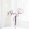 Estilo Ins Transfronterizo Te Amo Mamá Flor Decoración de Pastel de Acrílico Tulipán Día de la Mujer Tarjeta Insertable de Acrílico