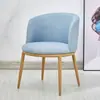 Juego de Mesa y Sillas de Negociación Imitación Madera Maciza Nórdica, Sillas Modernas Minimalistas, Mesa Redonda Creativa para Ocio, Sillas de Comedor para Cafetería y Tienda de Té de Leche