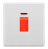 Venta Directa de Fábrica A10 Interruptor de Pared Doméstico de Alta Gama con Textura, Enchufe Empotrado para Exportación a Bangladesh