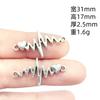Aliexpress Wish Venda Quente Transfronteiriça Retrô Coração ECG Pulseira DIY Material Feito à Mão Liga Acessórios de Joalheria