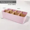 Caja de Almacenamiento Multifuncional Nórdica para el Hogar, Caja Organizadora de Escritorio, Caja Ajustada para Varios, Caja de Almacenamiento de Control Remoto de Bambú