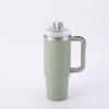 Amazon Taza de Acero Inoxidable 304 con Popote Capacidad Grande Asa 40 oz Primera Generación Taza para Coche Mantiene el Frío Taza para Té de Frutas