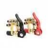 Conector de terminal de batería de automóvil, galvanizado en cobre, con llave, desconexión rápida de 4 vías, para batería porosa.