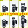 Lámpara de pared impermeable para exteriores de doble cabezal luminosa hacia arriba y hacia abajo para patio, a prueba de humedad, estilo europeo y americano, E27, lámpara redonda de pared impermeable