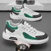 Zapatos de Hombre de Moda 2026 Nueva Moda de Primavera Versátiles Tenis Blancos para Adolescentes Casuales Simples de Caña Baja Tenis de Lujo Ligero