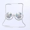 Amazon sexy lujo cadena corporal novedosa Mariposa sujetador de diamantes completos accesorios europeos y americanos venta al por mayor cadena corporal