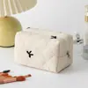 Bolsa de Batom Acolchoada Cruzada Bolsa de Armazenamento Bolsa de Armazenamento de Cosméticos Feminina Bolsa para Fone de Ouvido e Cabo de Dados Bolsa de Cosméticos