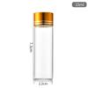 Garrafa de Vidro Grande com Tampa Dourada de 22mm, Garrafa para Doces, Garrafa Dispensadora de Bebidas Alcoólicas e Vinho, Garrafa para Embalagem de Dendrobium e Ginseng Americano, Garrafa Medicinal