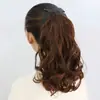 Peruca Rabo de Cavalo Curto Cacheado para Mulheres, Cabelo Cacheado em Forma de Pera, Estilo Curto, Popular Online, Rabo de Cavalo Alto Natural, Estilo de Amarrar