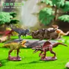 Nuevo producto transfronterizo: Figura de dinosaurio jurásico, adorno pequeño de PVC, decoración de jardinería de micropaísaje, accesorio DIY