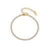 Joyería de Acero Inoxidable Popular Europeo Americano Nuevo Simple Versátil Cadena Chapada en Oro de 18K Estilo INS Pulsera de Acero de Titanio Venta al por Mayor Mujer