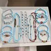 Pulseira de Cristal Natural, Turquesa, Pulseira Estilo Chinês Novo, Joias de Contas, Pingente de Lótus, Acessórios de Prata Antiga, Retrô