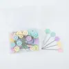 Botones de Mariposa Corazón Coloridos Pajaritas Pines con Forma de Flor Pines de Estilismo para Ropa Pines de Posicionamiento para Pelucas de Flores