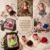 Ropa de punto de mohair hecha a mano de origen transfronterizo para fotografía infantil, falda pequeña, atuendo de estilismo, ropa para fotografía de bebé, falda corta, tocado