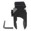 Adaptador de riel Picatinny de un solo tubo Instalador de riel de 20 mm Abrazadera de 20 mm