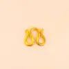 Acessórios de Fivela m Banhada a Ouro Cobre Dourado de Areia Vietnamita Colar Pulseira Banhados a Ouro Acessórios DIY Joias Suprimentos Ao Vivo