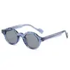 2025 Transfronterizos Retro Redondo Ácido Propiónico Pin Borde Rugoso Moda Gafas de Sol Hombres y Mujeres Tendencia Calle Estiloso Gafas de Sol