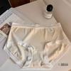 Color Morandi Nude Amigable con la Piel 7A Seda de Morera Algodón de Fibra Larga Fondo Perfil Preferencia Cuidado Algodón Entrepierna de Niña Ropa Interior de Mujer