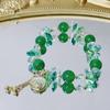 Bolsa de la Suerte ~ Nuevo Diseño Pulsera de Cristal para Mujer Colgante de Bolsa de la Suerte Ágata Súper Brillante Cuentas Pulsera con Cuentas Joyería
