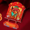 Ímã de Geladeira Deus da Riqueza Ano Novo Estilo Chinês Festivo Criativo Bênção Desenho Animado Deus da Riqueza Ímã Presente Prático Ins