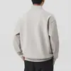 Coleção Outono 2026: Moletom Americano Pesado de Manga Longa Masculino em uma Estética de Luxo Leve, Old Money, Simples, de Caimento Solto e Peça de Roupa Versátil
