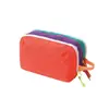 Bolsa de Maquillaje Dopamina Transfronteriza Feihong de Alto Valor Gran Capacidad con Bloques de Color Bolsa de Almacenamiento Portátil para Viajes al Aire Libre Neceser