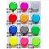 Venta de fábrica certificado de trabajo de plástico ABS insignia redonda fácil de tirar insignia hebilla telescópica hebilla de cordón de plástico