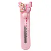 Cuchillo de utilidad de mariposa de dibujos animados con temática de primavera, Cuchillo de apertura de cajas y paquetes portátil de alta estética, Lindo cuchillo portátil para journaling y corte de papel