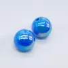 16mm Sin Rayaduras Color Sólido UV Colorido Concha Agujero Recto Cuentas Redondas Hechas a Mano DIY Cuentas Sueltas Transmisión en Vivo Accesorios Hechos a Mano