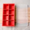 Forma de Gelo de Silicone de Grau Alimentício Gelo Congelado Rapidamente Cubo de Gelo Forma de Gelo para Uísque Fácil de Desenformar Forma de Gelo Doméstica Forma de Gelo Caixa de Gelo