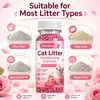 KineShineX Gránulos Desodorantes con Aroma a Rosa para Gatos de Casa, Desodoriza y Deja una Suave Fragancia Floral