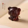 Lindo Oso Lindo Sándalo Manualidad DIY Tallado se puede usar como pulsera cadena de teléfono móvil llavero exquisito creativo pequeños accesorios