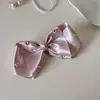 Lindo Pasador de Pelo con Lazo de Satín, Moderno y Exquisito con Pedrería y Perlas, Pinza de Resorte de Gama Alta para la Parte Posterior de la Cabeza, Pinza Superior, Pinza Lateral