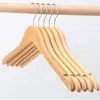 Perchas Antideslizantes de Madera Maciza, Perchas Antideslizantes de Madera, Perchas para Tienda de Ropa, Perchas al por Mayor para Almacenamiento