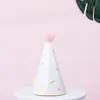 Decoración de Sombrero de Cumpleaños de Bola de Pelo para Repostería de Fiesta Accesorios para Fiesta de Disfraces Adornos para Fiestas Infantiles y de Adultos