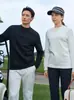 Sudadera pesada de manga larga para hombre de 300 g, camiseta de cuello redondo para otoño/invierno, prenda básica para capas, top casual simple y versátil, disponible en varios colores
