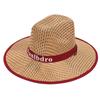 Sombrero Tejido de Verano para Hombre, Sombrero Vaquero Occidental, Sombrero Jazz de Moda para Hombre, Sombrero de Paja de Playa de Ala Ancha, Venta al por Mayor de Fabricante, Protección Solar