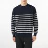 Nuevo Suéter de Punto para Hombre con Cuello Redondo, Cuadros Bicolor, Corte Holgado, Top Suéter Versátil, Tendencia Estilo Coreano