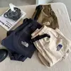 Pantalones Largos para Niños 2026 Nueva Colección de Primavera Pantalones Cargo Bordados con Letra para Niños y Niñas con Cinturón y Puños Elásticos