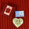 Corazón de Perlas de Agua Moneda de Oro 999 520 Día de San Valentín Te Amo Moneda Grande Regalo Regalo Dedicado de Amor