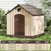 Caseta para Perros Exterior Perro Mediano Todas las Estaciones Resistente al Frío y a la Lluvia Mascota Invierno Casa para Perros Casa Casa para Perros Exterior Impermeable
