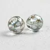 Cuentas de resina transparentes con baño galvánico óptico en forma de estrella Accesorios para joyería de cadena de teléfono móvil, llavero, pulsera, collar