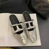 Pantuflas Estilo Hada Mary Jane, Nuevo Diseño para Primavera y Verano 2026, Pantuflas Retro Versátiles de Punta Cerrada que Son Cómodas y No Cansan Tus Pies