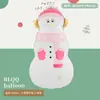 Nueva Serie de Decoración para Fiesta Navideña Mini Muñeco de Nieve, Anciano, Reno, Árbol de Navidad Globos de Papel de Aluminio Serie Navideña