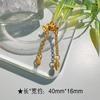 Cadena Colgante Zakiram de Diamante Incrustado en Oro Antiguo Pulsera Tobillera a Juego para Pareja Hecha a Mano DIY Accesorios al por Mayor
